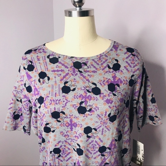 LuLaRoe Disney Boho Geometric Minnie Irma Top- XXS- NWT - Picture 2 of 5